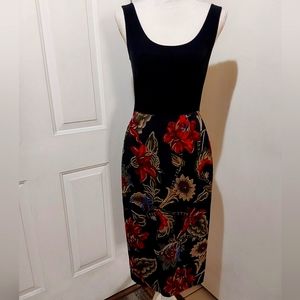 🌺 NWT Dolce Apparel Beaded Pencil Skirt